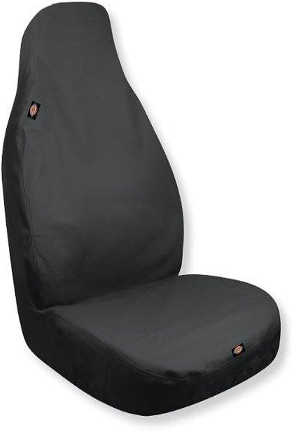 Dickies Heavy Duty Water-Resistant Trader Seat Cover, Black