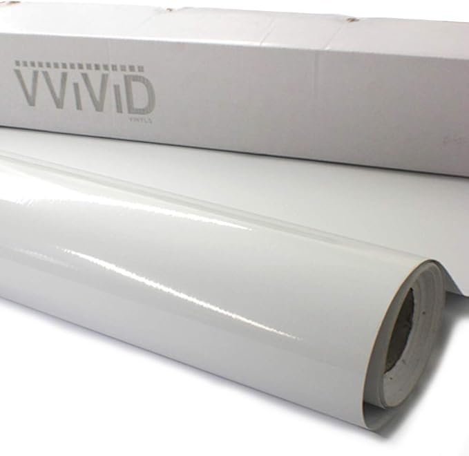 VViViD Clear Lamination Vinyl Roll for Die-Cutter and Vinyl Plotter (Gloss Finish, 12" x 54" 2-Roll Pack)