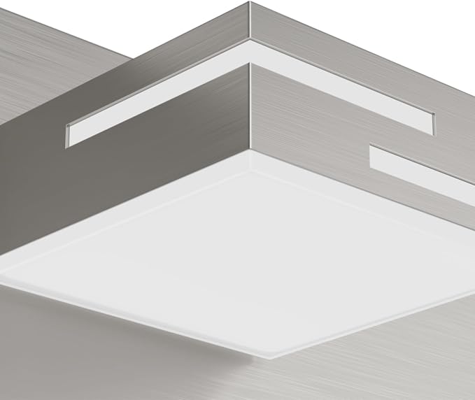 LED Modern Bathroom Vanity Light Fixtures, Dimmable Brushed Nickel Vanity Lights for Bathroom Lighting Fixtures Over Mirror, with 360° Rotatable Acrylic Heads 5-Light 36-inch (Cool White 6000K)