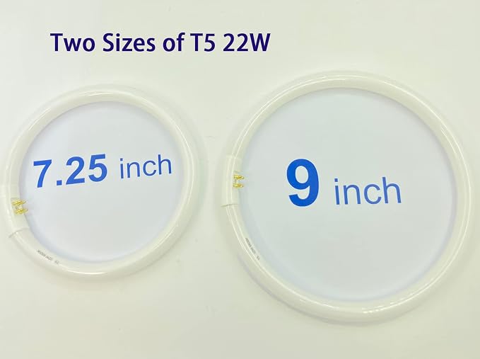 7.25 inch T5 22W Circular Bulb Light Replacement for Floxite, Zadro, Rialto Makeup Magnifying Vanity Mirror, FC22 Surround Fluorescent Lamp 6500K Daylight