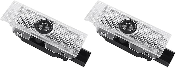 Car LED Logo Projector Puddle Door Lights for Dodge Challenger Accessories, No Fade 4K-HD Welcome Lights, 2 Pack