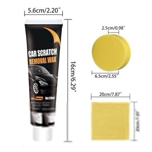 2026 New Scratch Remover for Vehicles, Upgrade Car Scratch Repair Paste Car Scratch Remover Kit, Car Scratch Remover Kit with Wipe Sponge for Car Vehicles Deep Scratches