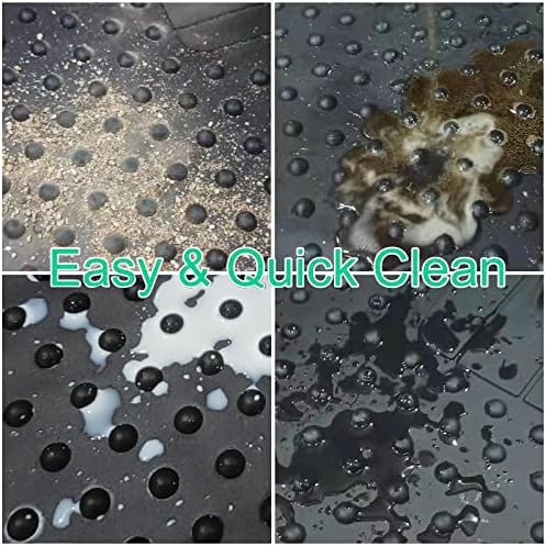 Car Floor Mats Custom Fit for Mini Cooper Hatchtop 5 Door F55 2015-2025 Black Rubber Auto Liner Mats All Weather Protection Odorless