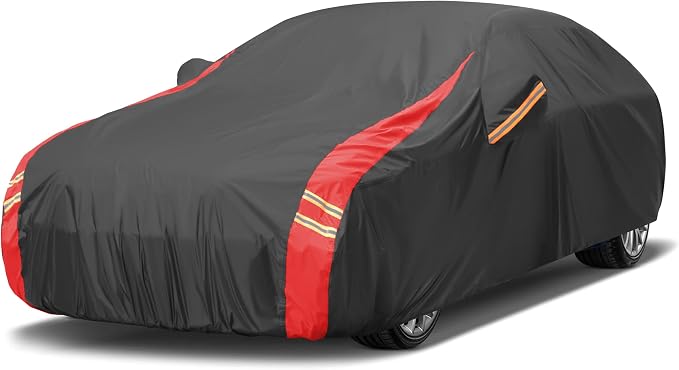 Waterproof All Weather Full Exterior Cover Rain Snow UV Protection Cover ,Car Cover Custom Fit for Toyota Corolla 2000-2025, Honda Civic 1991-2025.