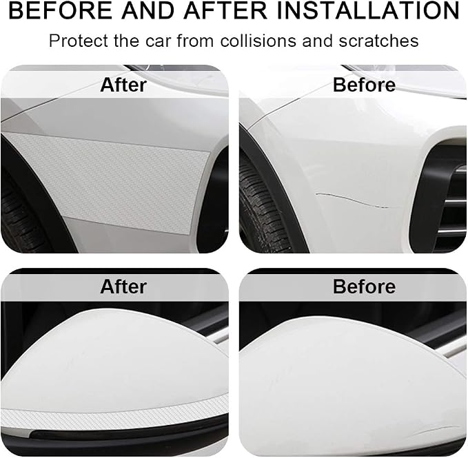 Storystore Car Door Edge Guards, 2In x 33Ft Door Sill Guard Protector, Anti-Scratch Adhesive Tape, Automotive Anti-Collision Strip for Car Door Edge/Front and Rear Bumper/Door Sill Protector
