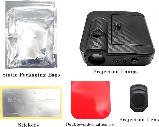 2pcs Door Marker Lights Concierge Projector Laser Welcome Lights Compatible Camaro Impala Malibu Holden SS car Accessories (SS)
