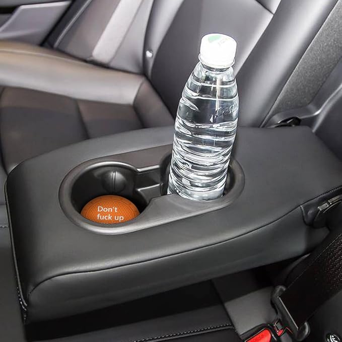 8sanlione 2 Pack Car Cup Holder Coasters, 2.75 Inch Non-Slip PVC Insert Cup Coaster, Anti-Scratch Auto Cup Mats for Women Men, Vehicle Interior Accessories for Car, SUV, Truck (D Orange/2PCS)