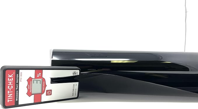 RockRose 5% Nano Ceramic Car Window Tint 40 in x 5FT 2PLY Privacy Film Heat Block, 99% UVR, and 85% IRR Block for Auto or Home Strong Adhesive, Easy Shrink, Plotter Friendly - Charcoal