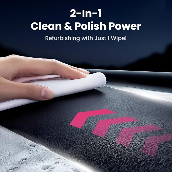 Polishing Cleaner Car Interior, 2026 Upgrade Car Interior Cleaner Spray, All Purpose Car Interior Detailer Cleaner for Dashboards, Seats, Leather, Plastic (3PCS)