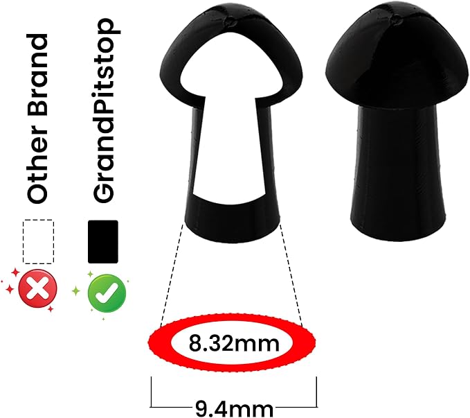 GRAND PITSTOP 21 Pcs Tubeless Tire Plugger Repair Kit with Multi-funcional Plier for Punctures and Flats on Cars, Motorcycles, ATV, RV, SUV, Trailer, Trucks & Tractors (15 Mushroom Plugs)