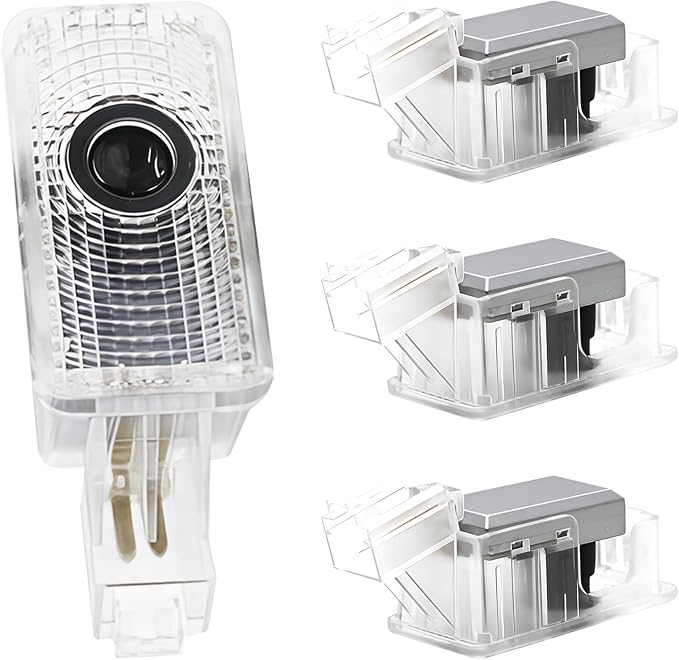 4 Pack Car Led Door Light Logo Projector Compatible with RLX/MDX/ZDX/TLX/TL/RDX Series, HD Welcome Lights Never Fade Door Light LED Puddle Light (Red White)
