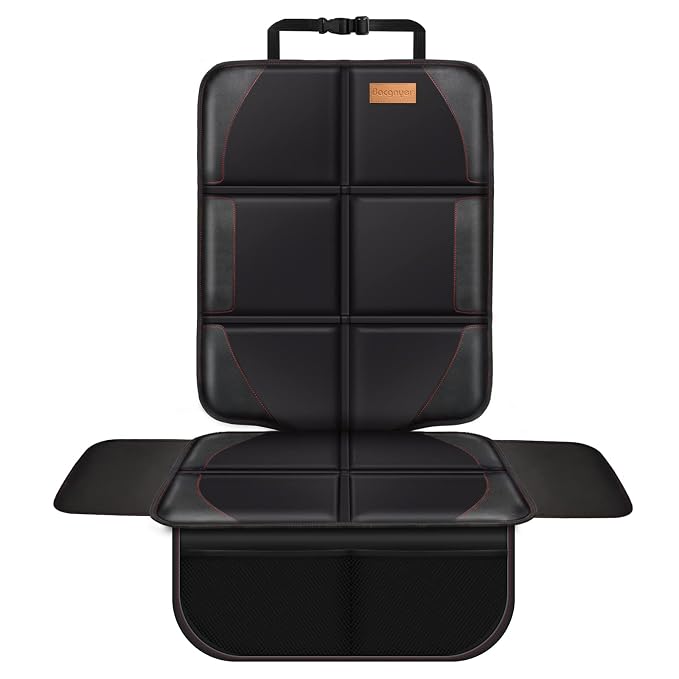 Bacgnyer Car Seat Protector, 1 Pack of Seat Protectors, Thickest Padded 600D Fabric Padding, Waterproof, Durable, Anti Slip Backing, Child Seat Protection, Suitable for Babies, Toddlers, Children