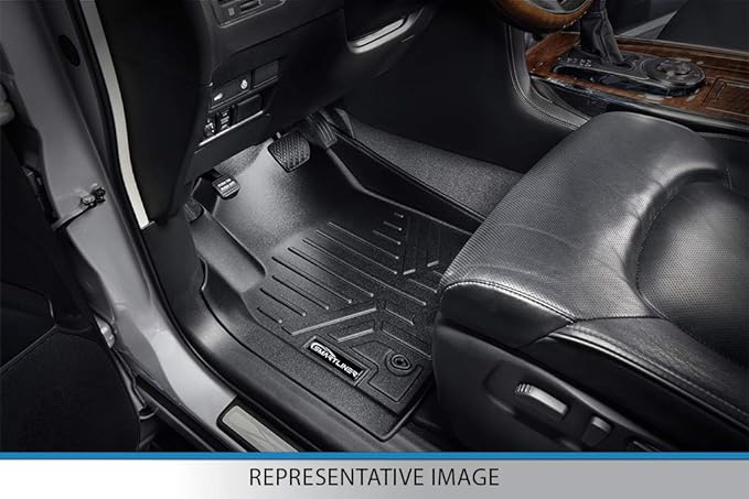 SMARTLINER Floor Mats 1st Row Set Compatible with 2018-2025 Ford Expedition