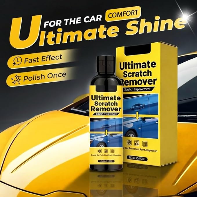 Car Scratch Repair Wax, 2026 New Upgrade Car Scratch Remover Wax with Sponge and Towel, Professional Car Paint Repair Compound for Deep Scratches, Automotive Scratch Repair Kit for Car ,1 Set