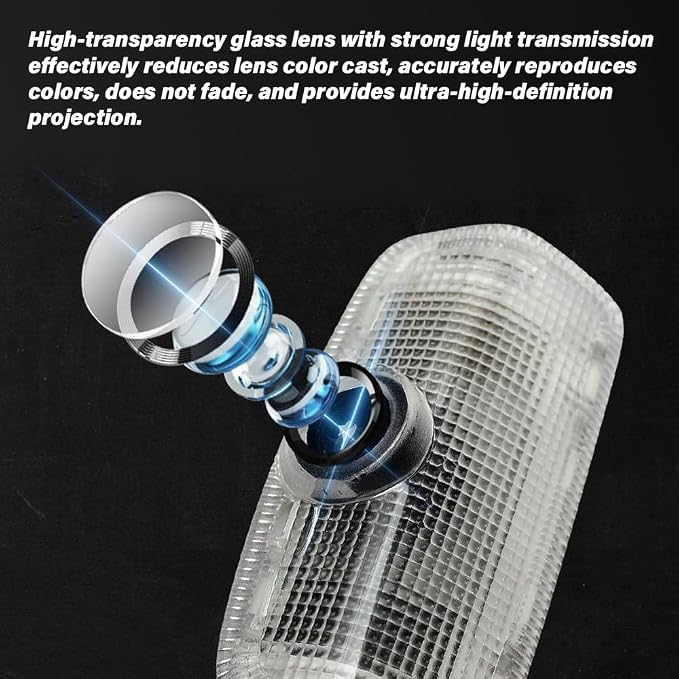 LED Door Projector Lights Fit for Infiniti Q50 Q60 Q70 QX50 QX60 QX70 QX80 G25 G37 EX FX M Series, HD Glass Lens Welcome Courtesy Puddle Lamps, Fade-Resistant Plug and Play (Dragon Pattern, 2pcs)