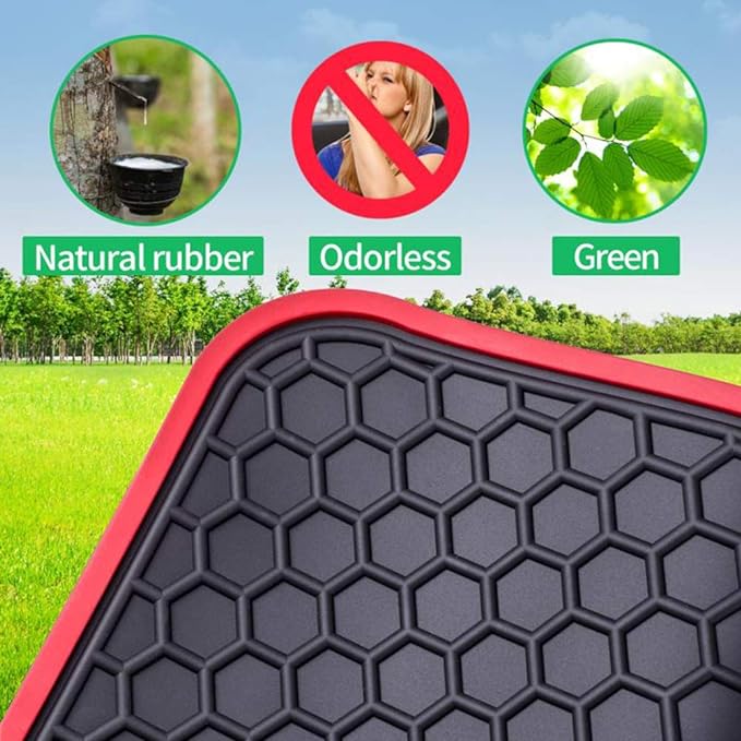 Car Floor Mats Custom Fit for 2024 2025 2026 Chevy Equinox EV(Non Fuel) Odorless Washable Heavy All Weather Floor Liners Black