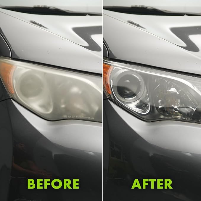 Wipe New Rust-Oleum 381403-6PK Clear Lens Headlight Restore, 8 oz, 6 Pack