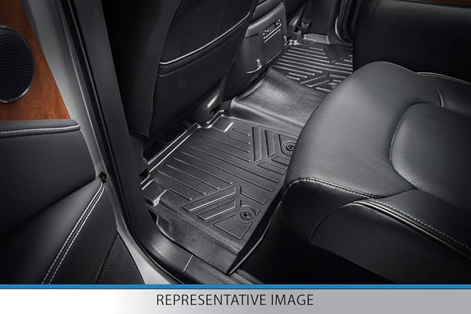 SMARTLINER Floor Mats and Cargo Liner Set Compatible with 2007-2010 Ford Expedition
