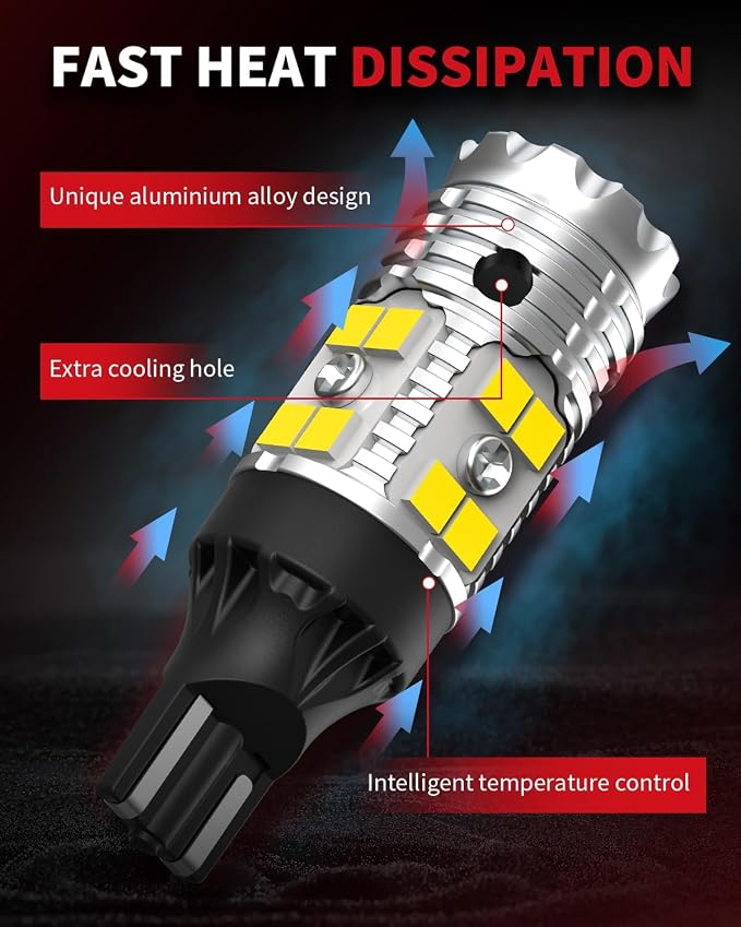 LASFIT for Honda Civic Sedan Hatchback Back Up Reverse Light and Trunk Light 194/921 LED Bulbs for 2013-2022 2023 2024 2025 2026, Canbus White Combo Kit, 6000K, Non-Polarity, Pack of 4