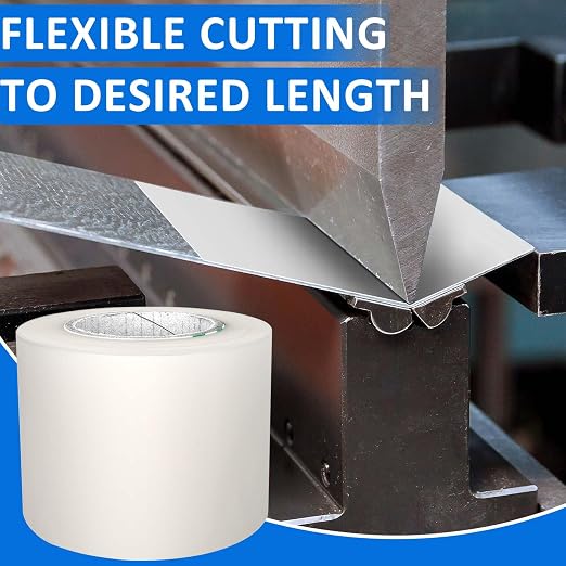 Ecliptica Press Brake Urethane Die Protection Film for Mark-Free Bending Solution, Durable Protective Coating for Defense Against Scratches, and Rust from Metal-on-Metal Contact (4" X .030" X 100')
