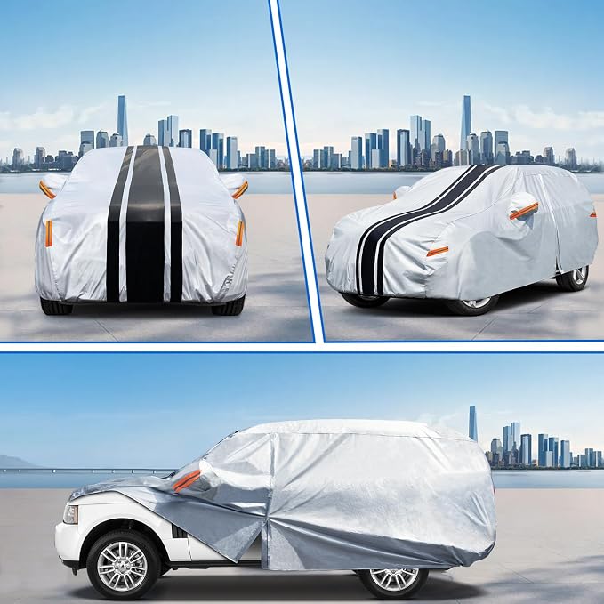 SUV Car Cover Custom Fit for Cadillac XT5 (2016-2026) | Waterproof All Weather for Automobiles Full Exterior Cover Rain Sun Snow UV Protector.