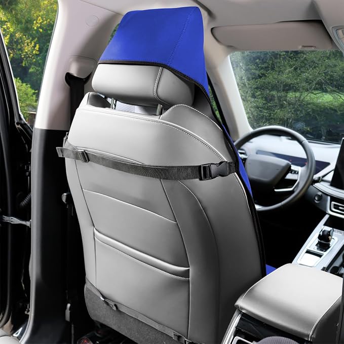 Neoprene Waterproof Car Seat Cover, Royal Blue 1pc, Non-Slip | Car Seat Protector, Sweat-proof, Universal Fit SUV & Truck, Machine Washable, For Gym, Yoga, Pets, Workout, Beach, Swimming