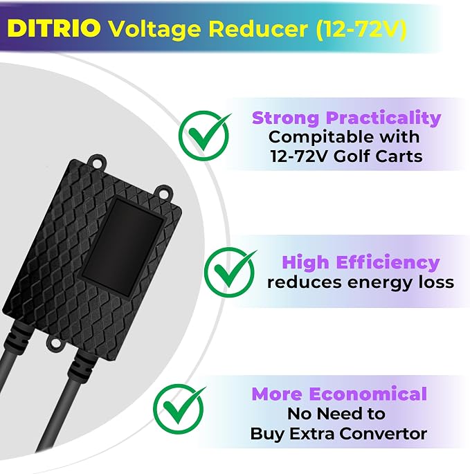 12PCS 12V-72V Golf Cart Lights, RGB Led Underglow Light Kit with 2 Remotes and App Control, Voltage Reducer, Waterproof, Sound Active, Battery Drain Protect Kill Switch Golf Cart Led Lights