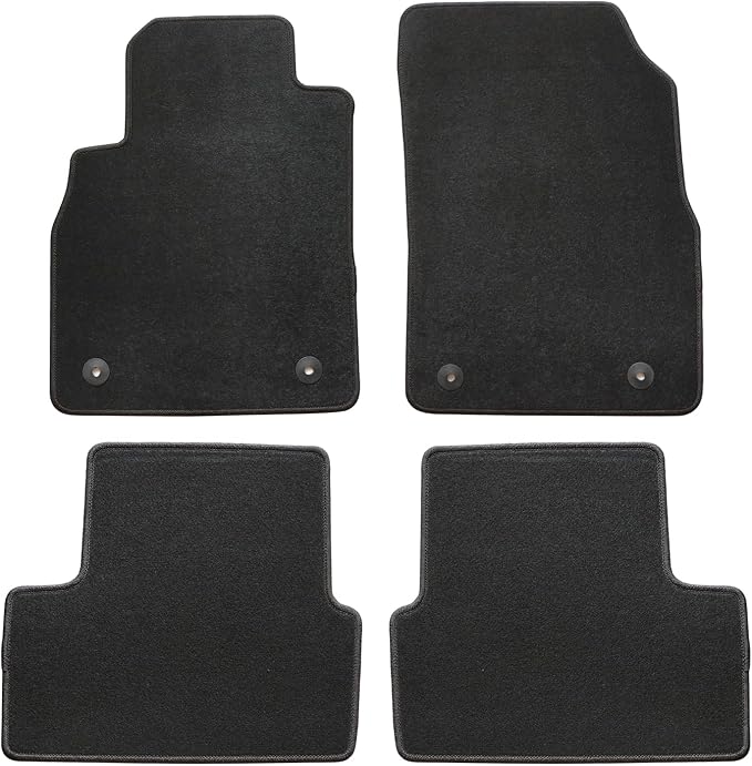 GXARTS Waterproof Car Floor Mats Velour Carpet Full Set Fit for Chevrolet Cruze Cruze NG Cruze Limited 2010 2011 2012 2013 2014 2015 2016 | All-Weather Protect ,with Anti-Skid Retaining Buckle