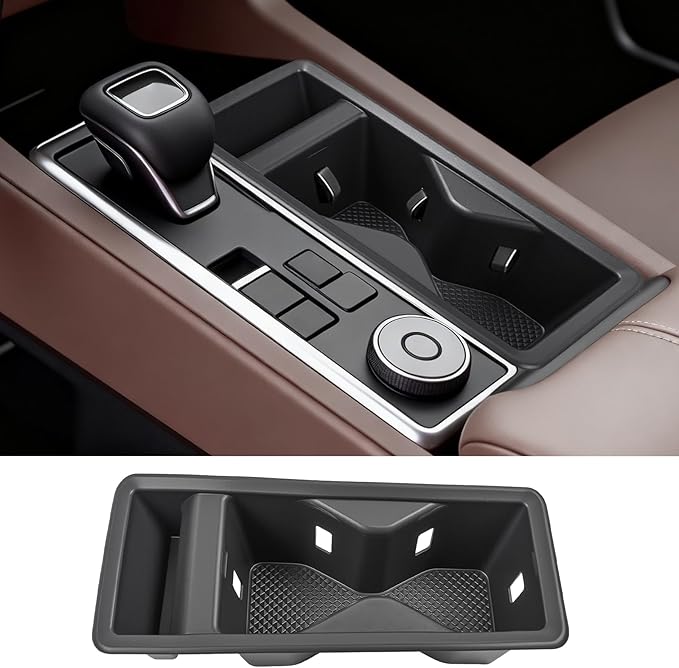 Cup Holder for 2022-2025 Nissan Pathfinder Center Console Cup Holder Insert Cupholder Organizer Coaster Liner for 2022 2023 2024 2025 Pathfinder Interior Accessories Black