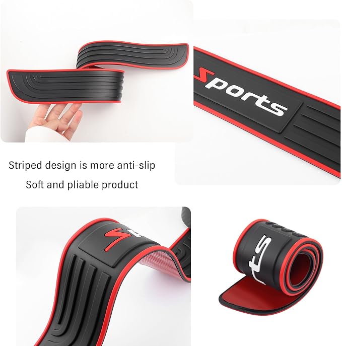 4PCS Car Door Sill Protector,Anti-Scratch & Waterproof Car Door Sills Scratch Protection,Universal Car Exterior Accessories Automotive Door Entry Guard for Car,Truck,SUV (Sport, Width 2.36'')