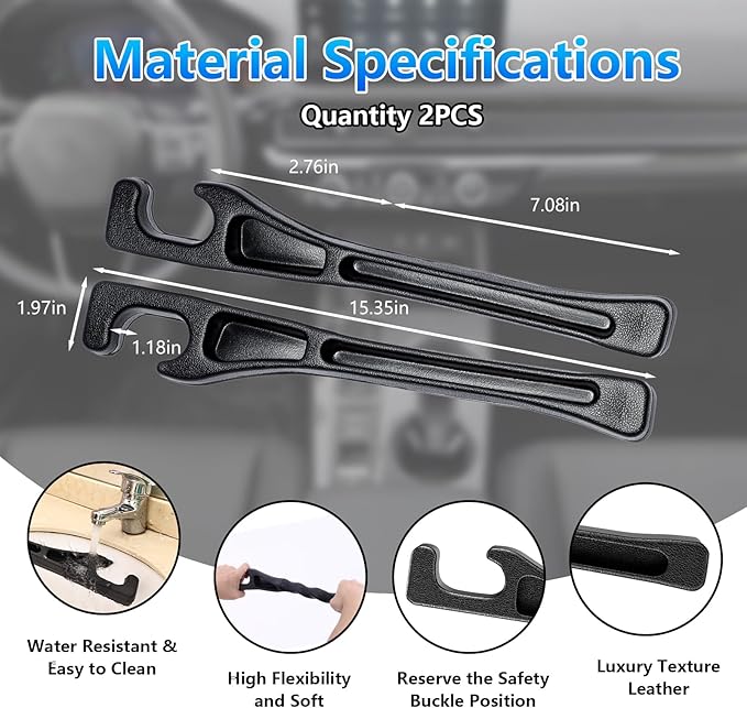 【Compatible with Nissan Rogue】 Seat Gap Filler,No Drop Seat Guard Compatible with Nissan Rogue,Drop Seat Guards for Cars(2Pcs),Emergency Keychain Car Escape Tool(2Pcs)
