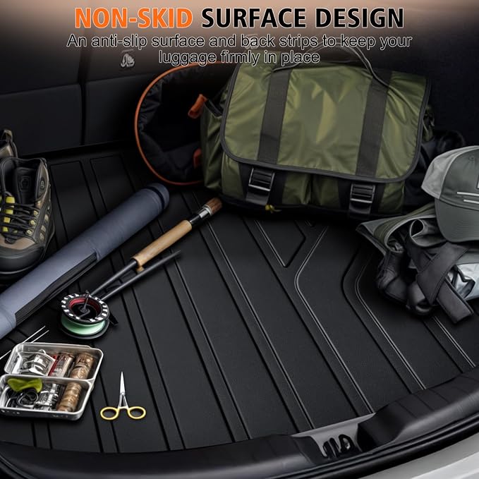 All Weather Floor Mats Cargo Liner for Chevy Trax 2014-2023 & Buick Encore 2013-2023 (Not GX), TPE Rubber Floor Liners Anti-Slip Full Set Automotive Mats for Chevy Trax & for Buick Encore Accessories