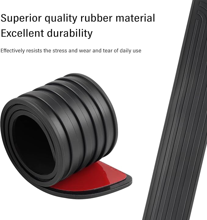 4PCS Car Door Sill Protector,Anti-Scratch & Waterproof Car Door Sills Scratch Protection,Universal Car Exterior Accessories Automotive Door Entry Guard for Car,Truck,SUV (Black, Width 1.57")