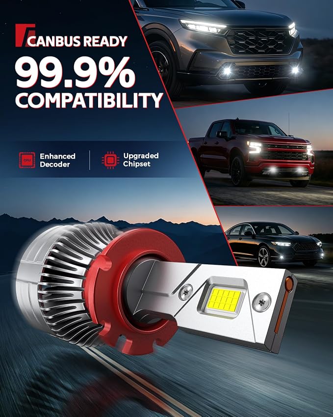 Torchbeam D2s HID Bulbs, 60000LM Brightness 6000K Cool White, Easy Plug and Play Installation, IP68 Waterproof Lights for SUV, Off Road Vehicles, Pack of 2