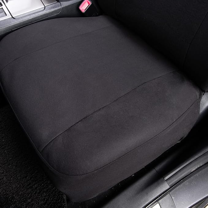 Flying Banner Car Seat Covers Front Seats Rear Bench Polyester car seat Protectors Easy installations Rear Bench Split Classic Man Lady Truck Soid Black