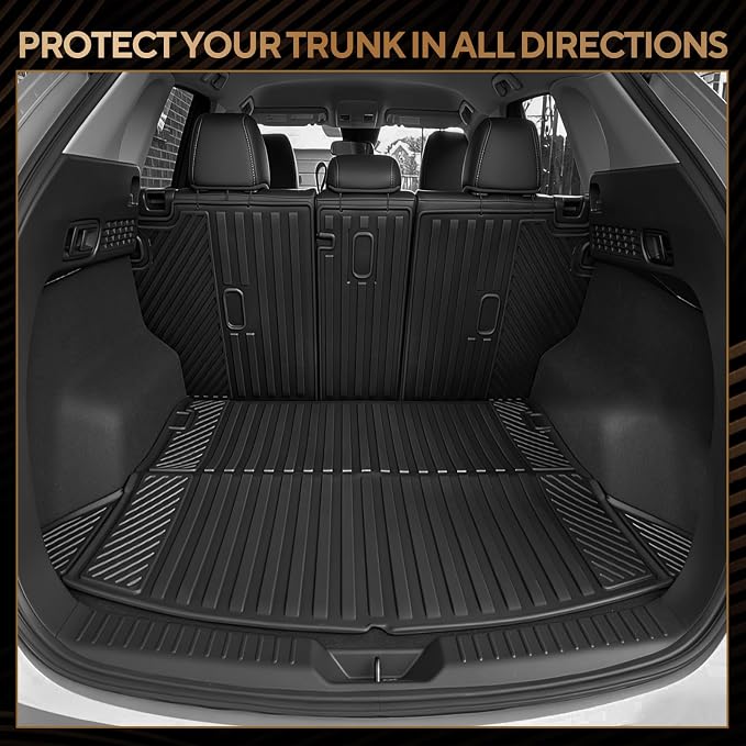 Naibeve Floor Mats for 2013-2024 Toyota 4Runner 5 Seats | All Weather Custom Fit Floor Mats, Cargo Mat, Backrest Mats, Door Sill Guards Interior Protector accessories