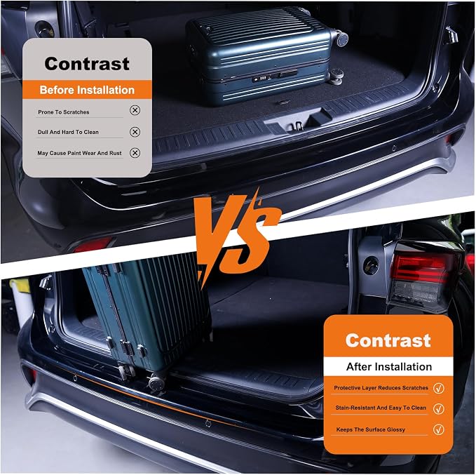Car Rear Bumper Protector Guard for Honda Accord 2018-2022 Accessories, 8.5 Mil Clear TPU PPF Paint Protection Film, Invisible Anti-Scratch Trunk Lip Shield (1 PCS)