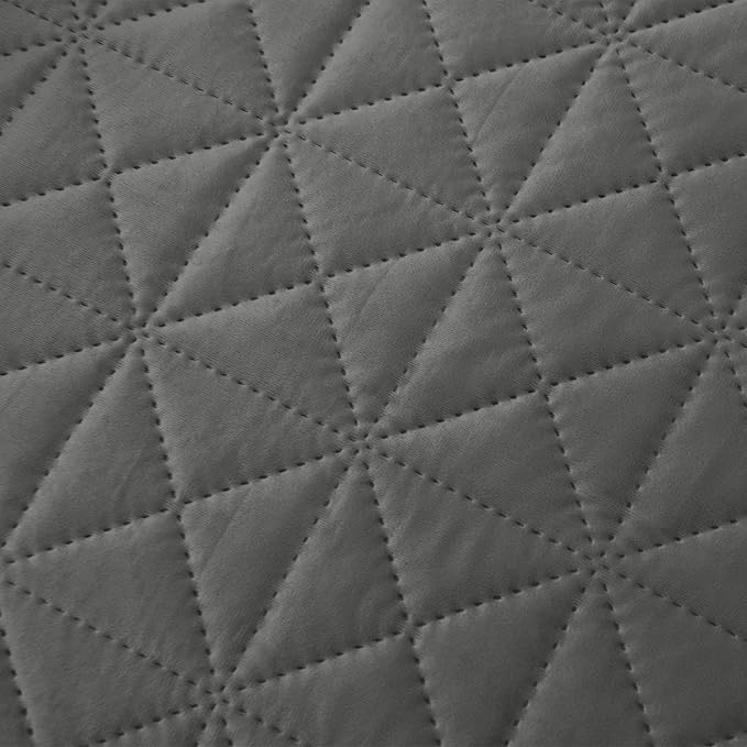 Ameritex Sofa Cover Waterproof for Seats Couch Cover for Dogs Pet Couch Cover Velvet for Chair Loveseat Sofa Machine Washable (Dark Grey, 30x60 Inch)