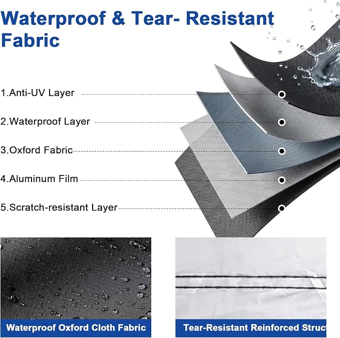 Favoto Car Cover Waterproof Outdoor Hatchback Car Cover | All Season for Automobiles Rain Snow Dust Protection Universal Fit Hatchback (164-177 in) for HHR, Countryman, Mazda 3 etc.