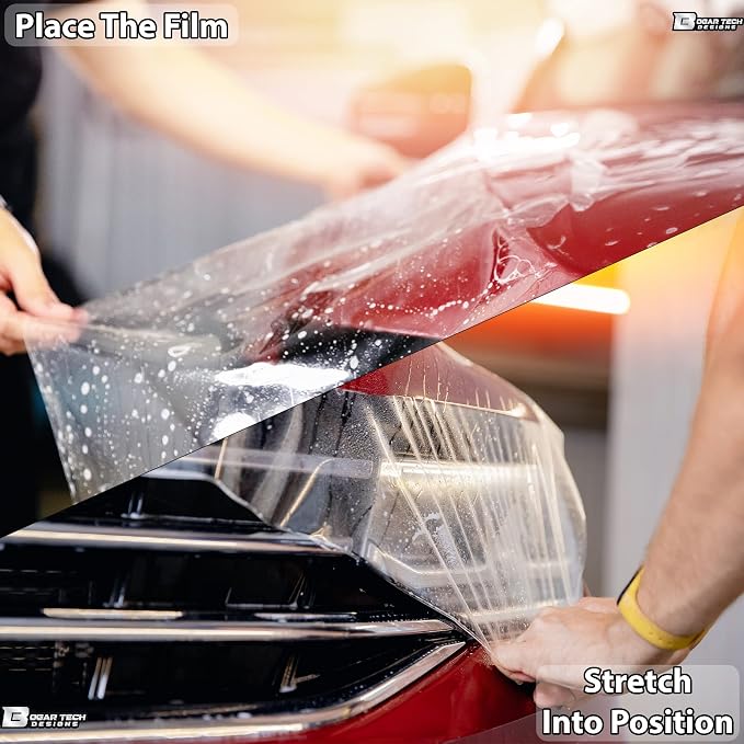 BOGAR TECH DESIGNS - ShieldMe Matte Paint Protection Film PPF Self Healing 7 Mil TPH Roll, Automotive Protection Clear Bra Sheet
