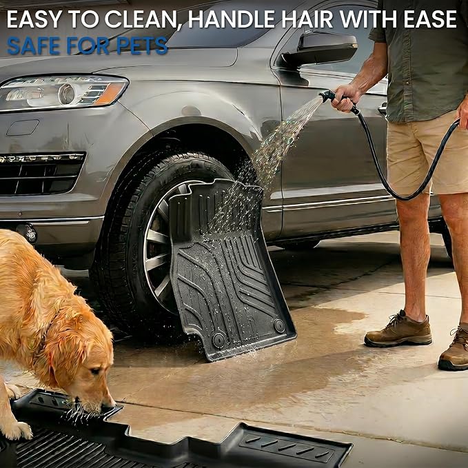 Floor Mats Set for 2025-2026 Kia K4 Sedan, All Weather TPE Floor Liners Trunk Mat Cargo Liner Door Sill Guards Accessories