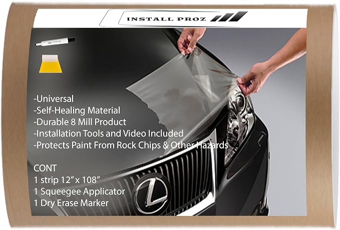 * Self-Healing Clear Paint Protection Film Kits (Bundle-Hood Strip, Door Edge, Door Cup, Door Sill)