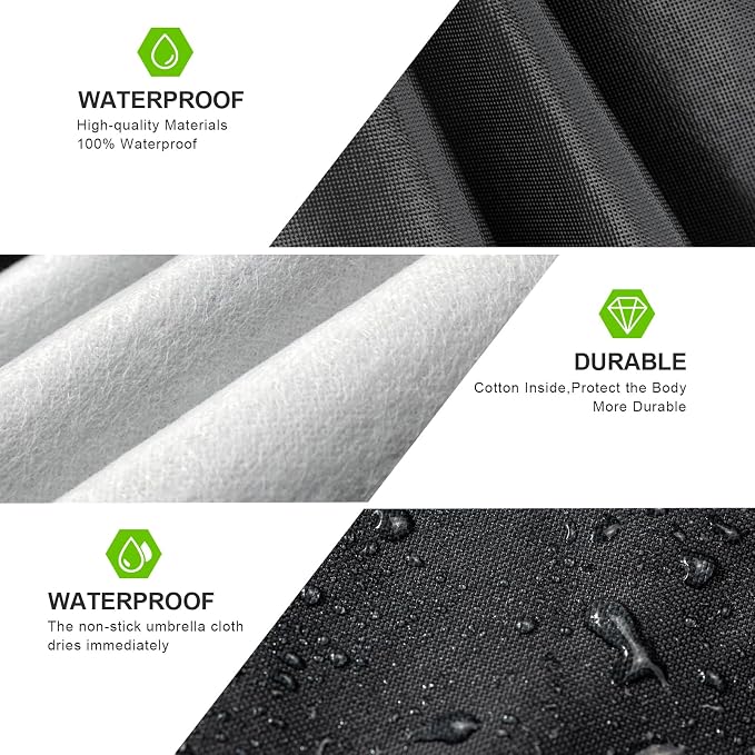 KouKou SUV Car Cover Waterproof All Weather, 7 Layers Outdoor Cover for Automobiles Rain Snow Protection, Universal Fit Ford Escape, Honda HRV,Jeep Liberity, Compass, Renegade, ect. (Up to 181 inches)