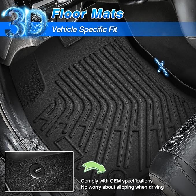 Cartist Floor Mats Fit for Honda CR-V CRV 2023 2024 2025 2026 (Include Hybrid), All Weather Floor Liner for CRV Accessories Heavy Duty