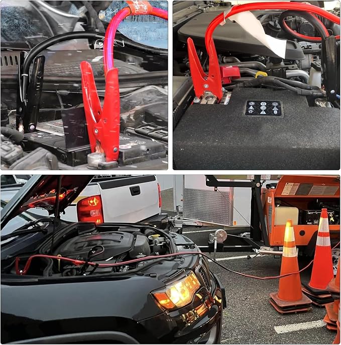 Nilight Jumper Cables for Car Battery 2 Gauge 20 FT Booster Cable Heavy Duty 800 A CCA with Carrying Bag Jump Start Emergency Kit Pickup Truck RV Vans SUV