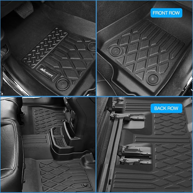 Nilight TPE Floor Mats for Chevy Bolt EUV 2022 2023 2024, All Weather Custom Fit Heavy Duty Floor Liners