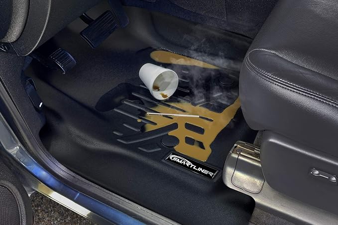 SMARTLINER Floor Mats 1st Row Set Compatible with 2018-2025 Ford Expedition