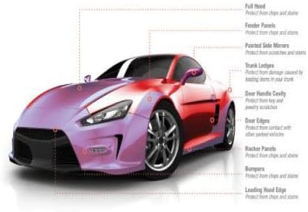 3M Paint Protection Film | Matte 200 Series PPF | 36in x 1ft (3 Sq/ft) | w/Free Instawraps Pro-Wrapping Glove