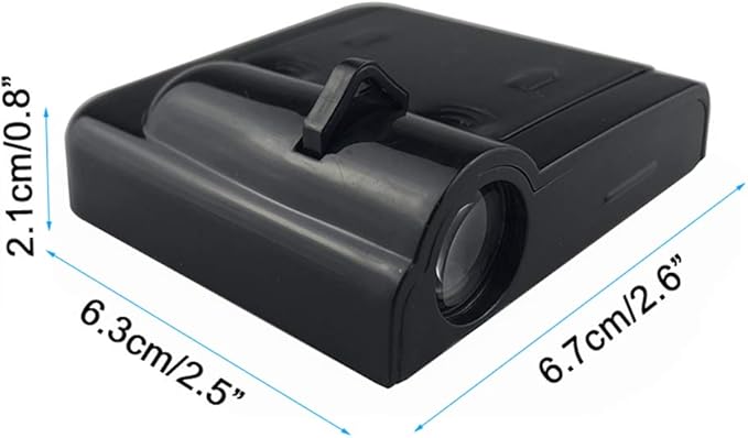 NewL 2 Pcs Led Car Door Welcome Light for American Map Flag Projector Lamp | Clear ghost shadow projection, no damage to wiring, easy to install on car doors, universal fit for most vehicles