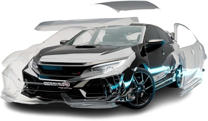 3M Paint Protection Film | Gloss 200 Series PPF | 48in x 1ft (4 Sq/ft) | w/Free Instawraps Pro-Wrapping Glove